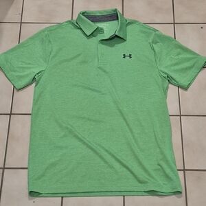 Under Armour The Playoff Polo UPF 40 — Green (Men’s Medium)